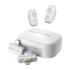 Hollyland LARK A1 Combo Wireless Microphone for iPhone, Android, Pure Sound, 3-Level Intelligent Noise Cancellation, Magnetic Mini Microphone for Vlogging, YouTube, Podcast, White